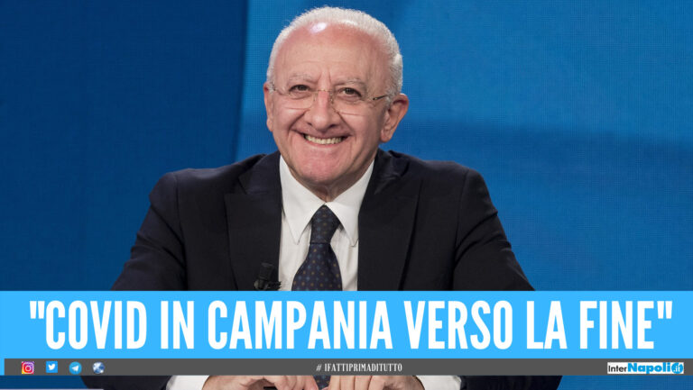 De Luca finalmente sorride Covid in Campania è alle spalle, ma restano mascherine e Green pass