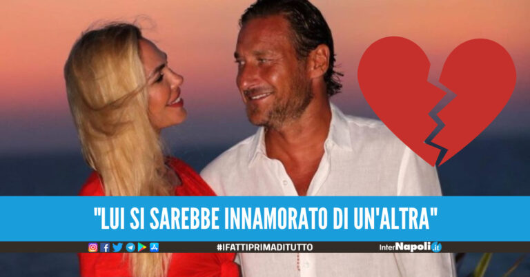 Totti e Ilary, un tradimento dietro la rottura: “Lei avrebbe avuto un flirt con conduttore tv”