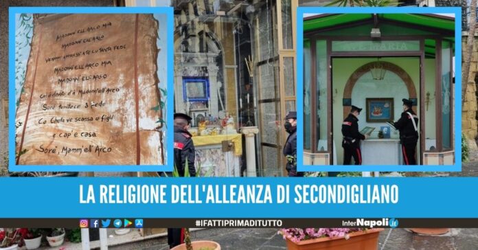 Altarini dedicati a figli e parenti, così l'Alleanza di Secondigliano celebrava il potere della camorra