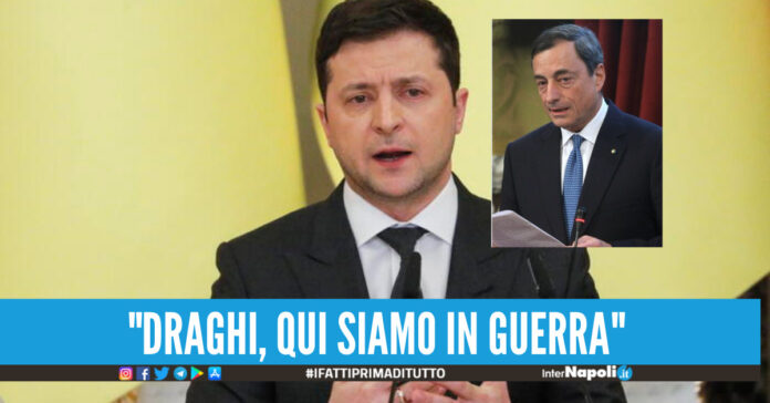 Il Presidente dell'Ucraina risponde a Draghi La prossima volta sposto la guerra per rispondere al telefono