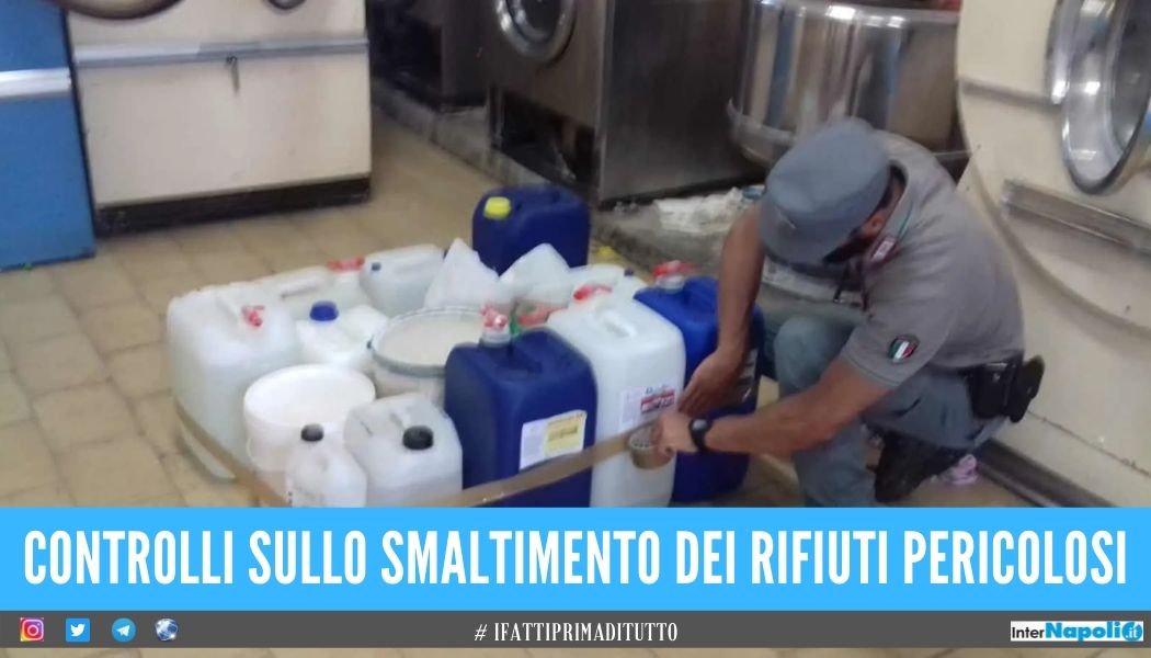 Lavanderie fuorilegge in provincia di Napoli, denunciati 4 imprenditori
