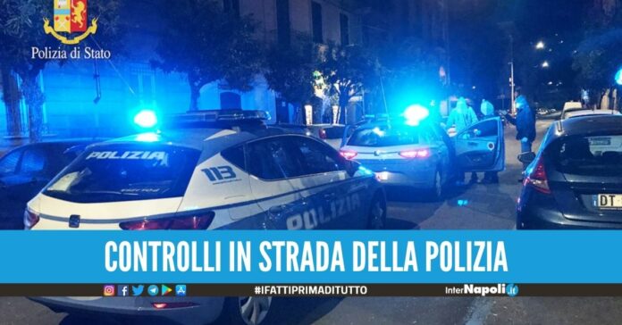 controlli Polizia in azione a Frattaminore, fermate 3 persone sottoposte ai domiciliari