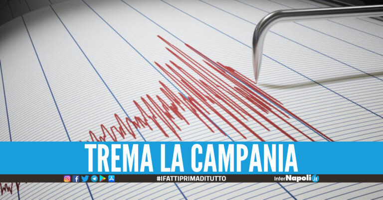 Trema la terra in Campania nella notte, registrato un terremoto di magnitudo 3.1