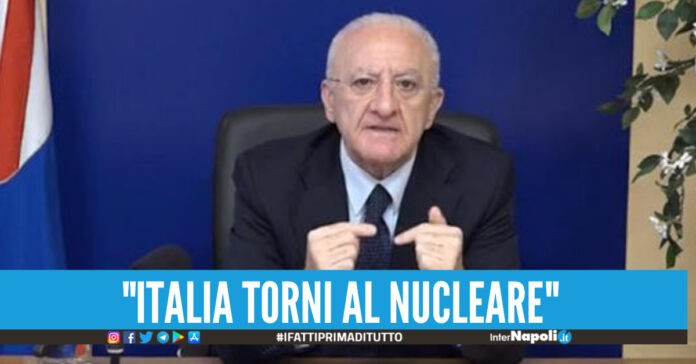 Ucraina. De Luca Danni all'Italia, tornare al nucleare o ci saranno gravi conseguenze