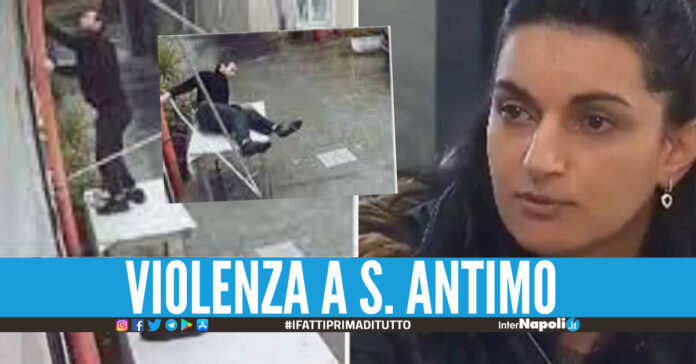 [Video]. S. Antimo. Si arrampica sul muro per picchiarla, condannato marito violento
