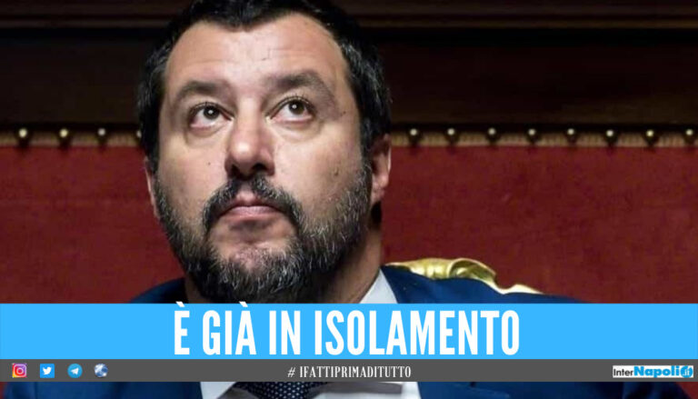 Salvini positivo al Covid, non sarà presente al giuramento di Mattarella