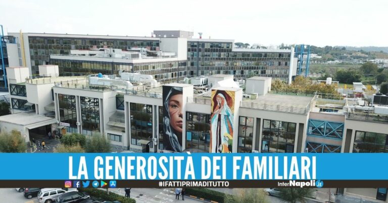 Anziana muore all'ospedale di Pozzuoli, i familiari donano gli organi ad altri pazienti
