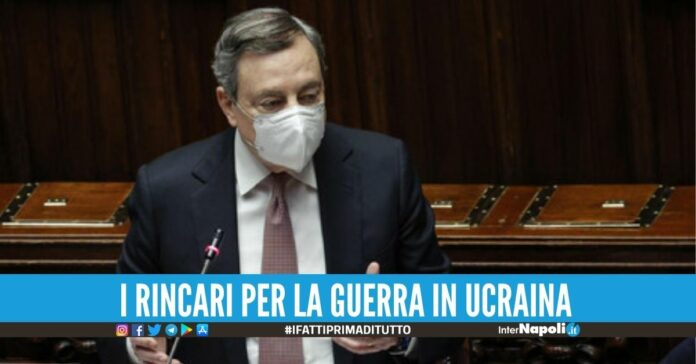 Aumenti delle bollette, Draghi annuncia 16 miliardi per le famiglie