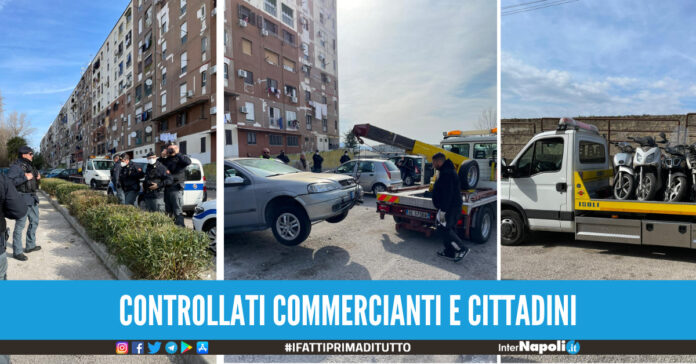 Blitz della polizia a Secondigliano, rione la Bussola, San Pietro a Patierno e Vasto arresti e denunce