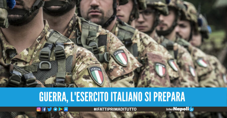 Ci sono 1.335 unità dell'esercito italiano in elevato stato di prontezza
