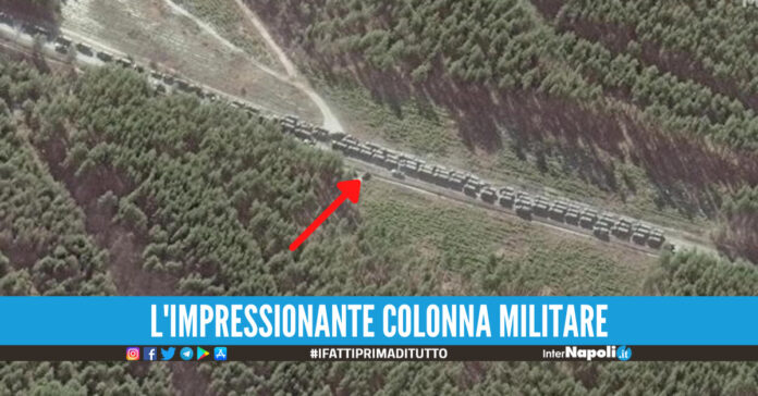 Colonna militare russa verso Kiev