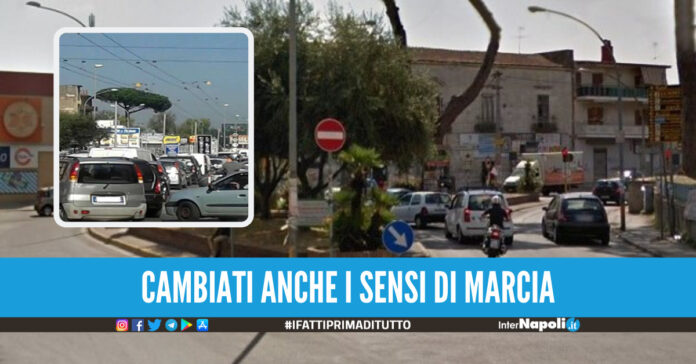 Lavori in via Colonne. Cambia il piano del traffico tra Giugliano, Melito e Sant'Antimo: i percorsi alternativi