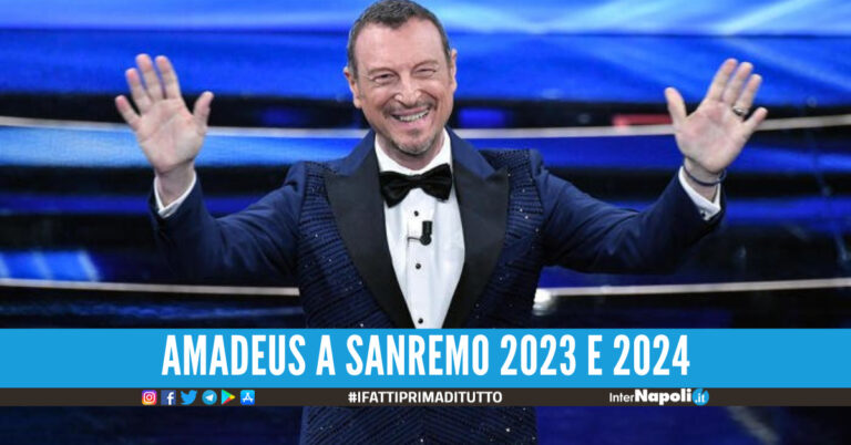 Amadeus non lascia Sanremo e raddoppia l’incarico, raggiungerà Baudo e Mike Bongiorno