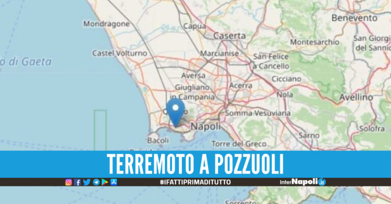 Trema la terra a Pozzuoli, le scosse di terremoto avvertite dalla popolazioneTrema la terra a Pozzuoli, le scosse di terremoto avvertite dalla popolazione