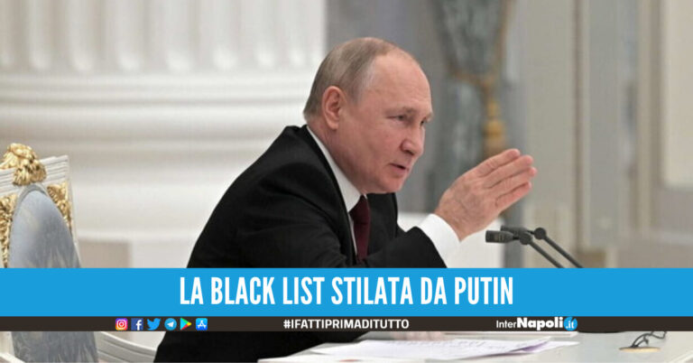 Guerra in Ucraina, Putin stila la liste dei paesi ostili: c’è anche l’Italia