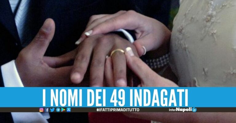 Falsi matrimoni per i permessi di soggiorno, 49 indagati tra Napoli e il litorale Domizio