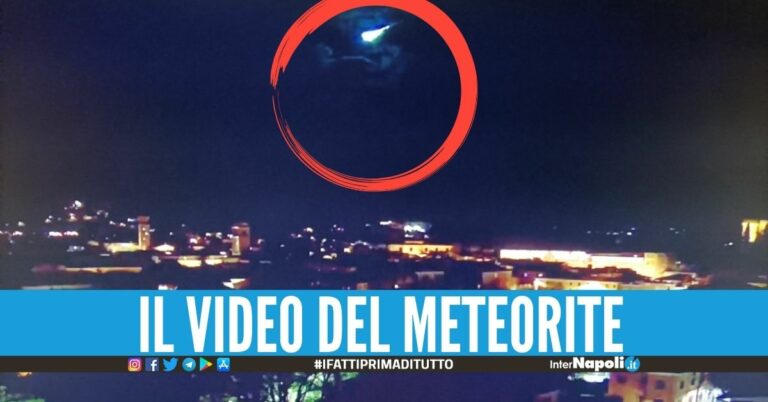Bolide sfreccia nel cielo d’Italia, il video del meteorite avvistato