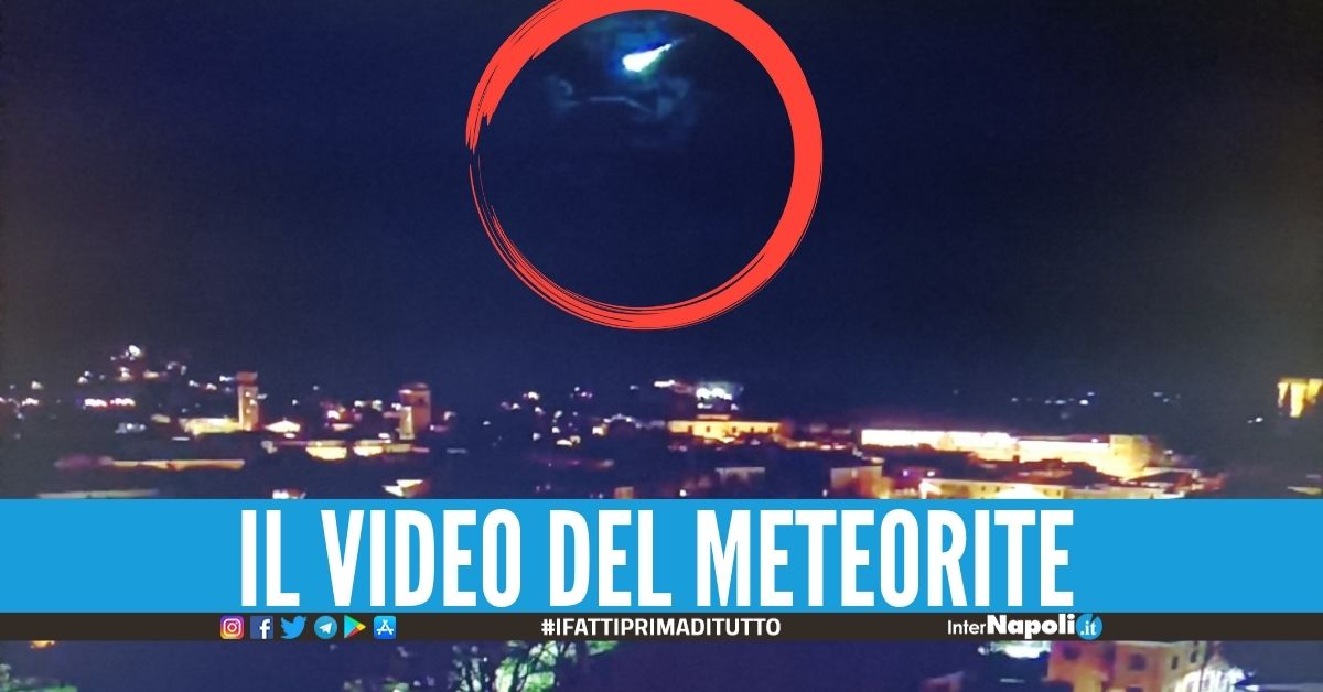Meteorite sfreccia nel cielo d'Italia, il video del bolide avvistato