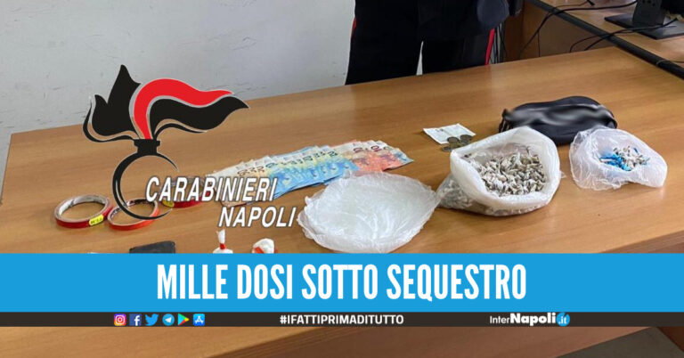 Blitz al Parco Verde, tre arresti e oltre mille dosi di droga sequestrate
