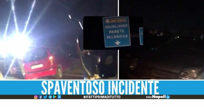 Schianto sull'Asse Mediano, coinvolte diverse auto: il video