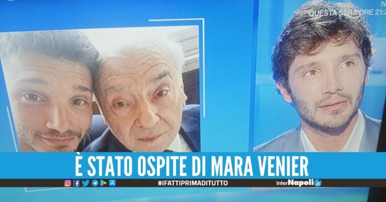 Stefano De Martino si commuove a Domenica In: “Penso sempre a lui”