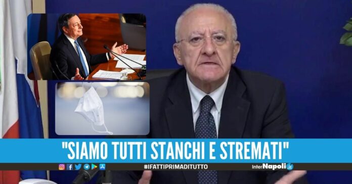 Fine dell'emergenza covid, Vincenzo De Luca: 