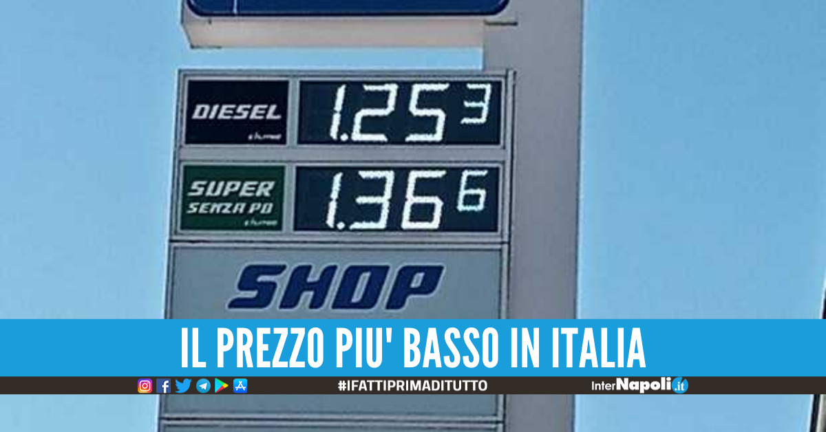 Benzina alle stelle, in Italia c'è ancora un Comune in cui costa 1,36 al litro