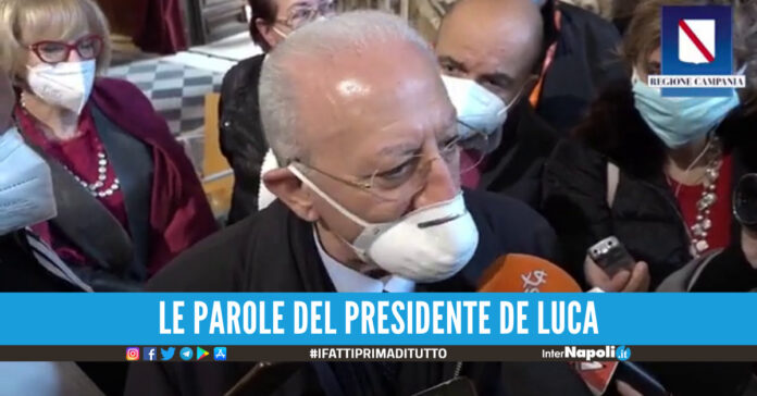Covid in Campania, si alza ancora l'indice di contagio. De Luca: 