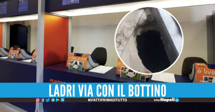 Banda del buco in azione nel Casertano, rubati gli incassi e i soldi delle slot alla Snai