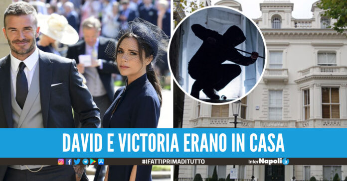 David e Victoria Beckham, sulla destra la villa londinese