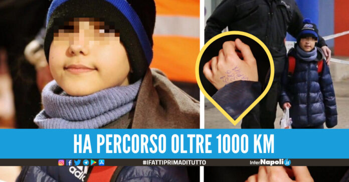 Il bimbo fuggito dalla guerra in Ucraina