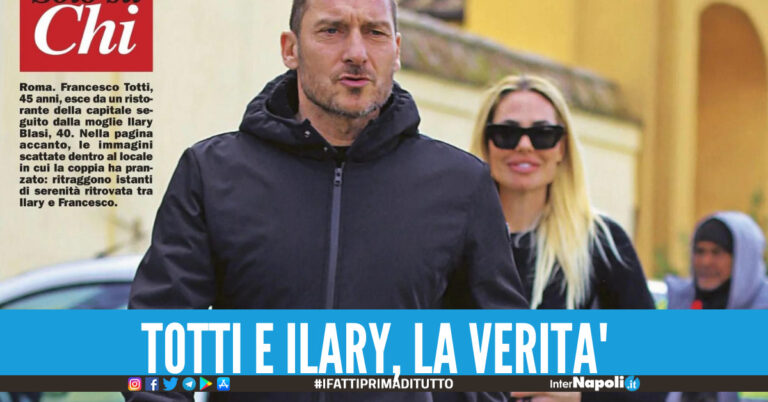 Ilary Blasi e Francesco Totti a pranzo insieme, ma la foto non smentisce l’ipotesi separazione