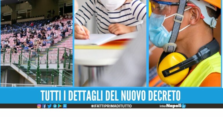 L'Italia esce dall'emergenza covid le nuove regole per scuole, lavoro e stadi