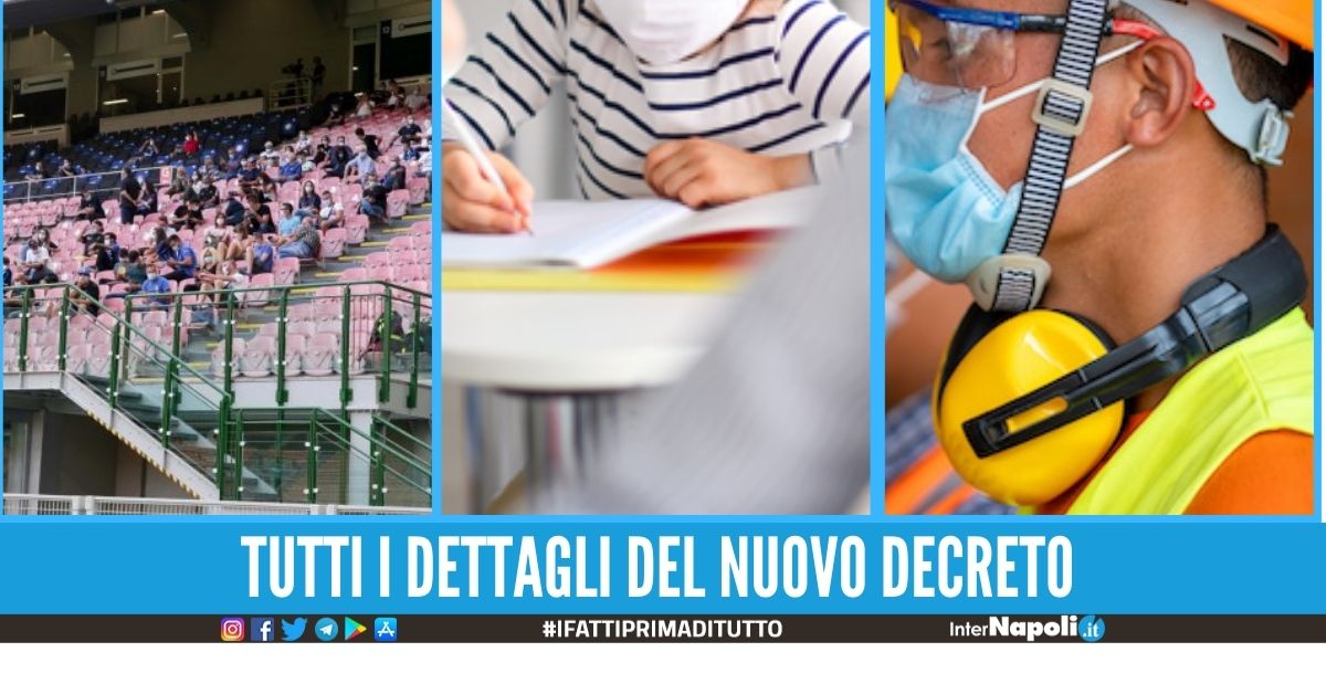 L'Italia esce dall'emergenza covid le nuove regole per scuole, lavoro e stadi