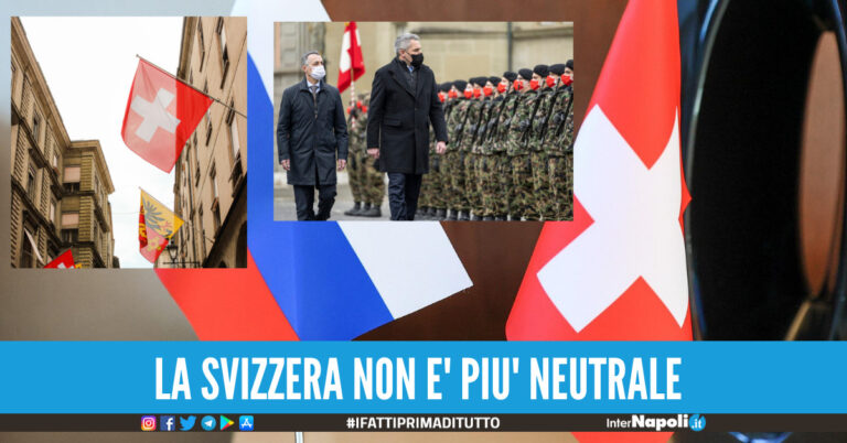 La Svizzera smette di essere neutrale, aderisce alle sanzioni Ue contro la Russia