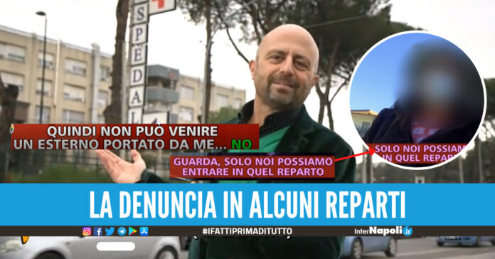 Luca Abete all'Ospedale Moscati di Aversa