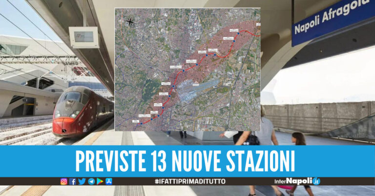 Metropolitana Napoli-Afragola, il progetto è realtà ci saranno 20 treni di ultima tecnologia