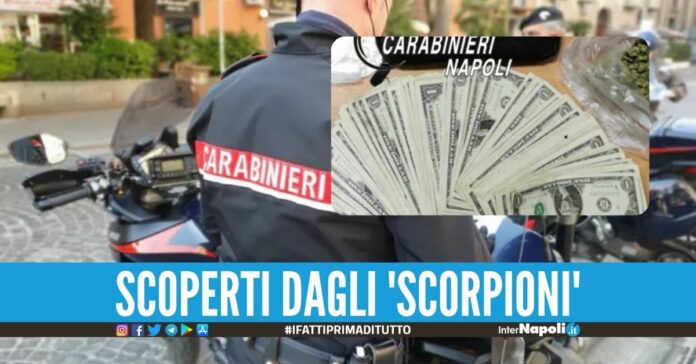 Nascondevano in casa marijuana e dollari, beccati 3 pusher a Forcella