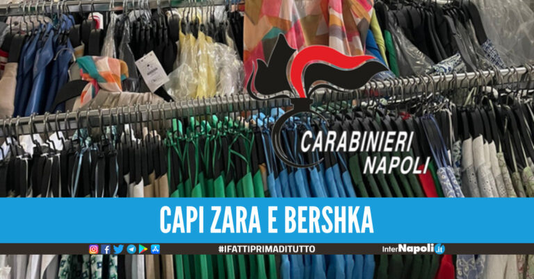 Outlet Casoria, foto carabinieri