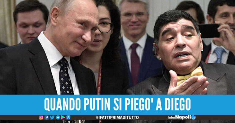 Quando Maradona snobbò Putin: “Se vuole incontrarmi si fa come dico io”