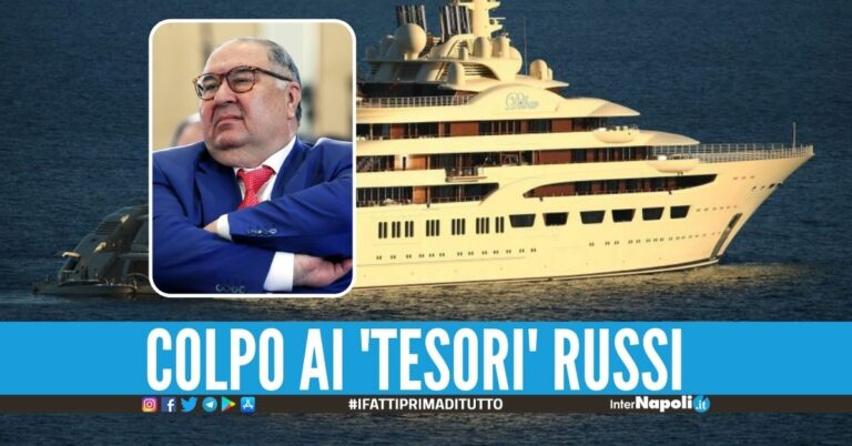 Sequestrato il mega yacht dell’oligarca russo, vale 600 milioni di dollari