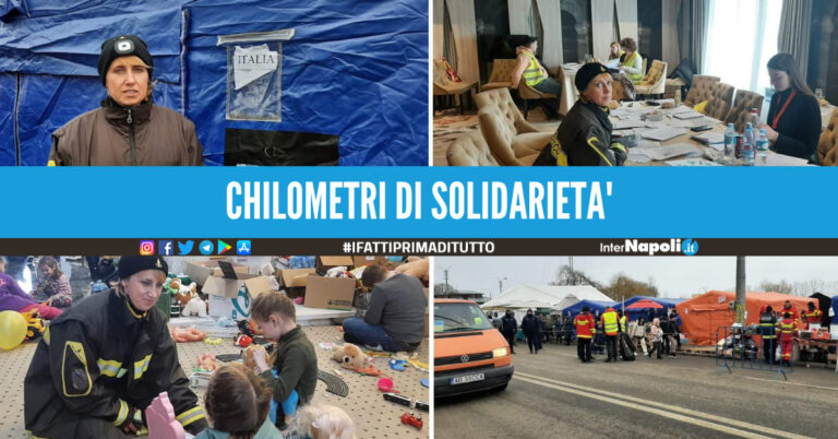 Su e giù tra Napoli e la Romania per aiutare i profughi ucraini, il grande cuore di Svitlana