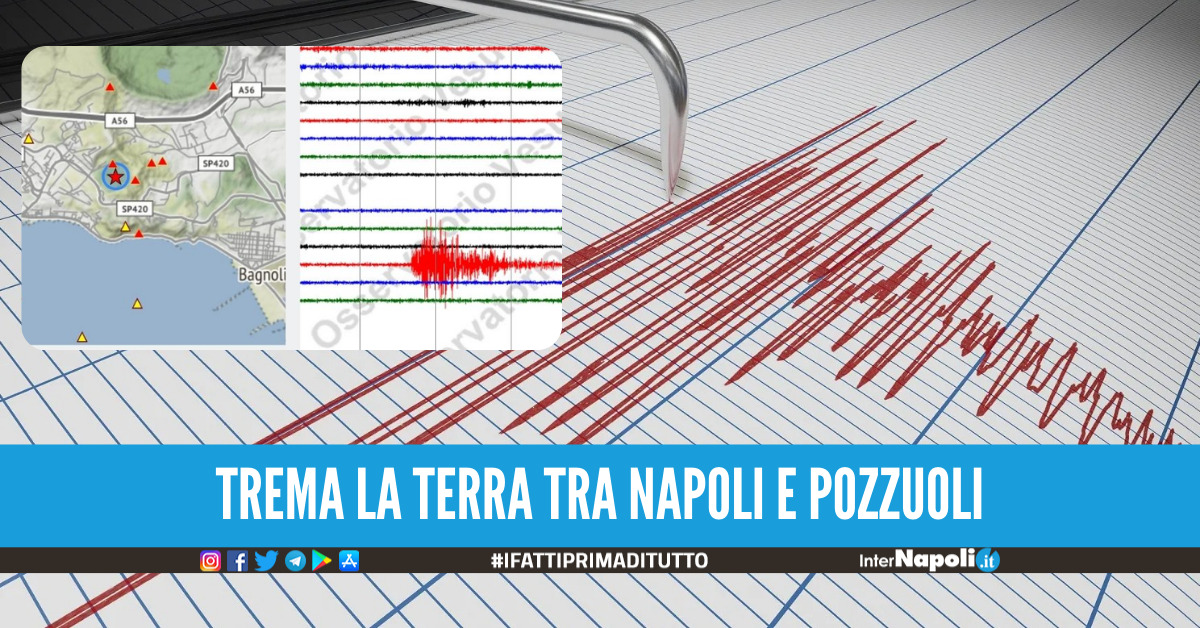 Terremoto tra Napoli e Pozzuoli