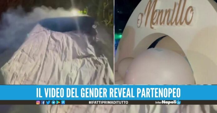 Un Vesuvio 'erutta' il sesso del ninnillo e della ninnella, il gender reveal made in Napoli