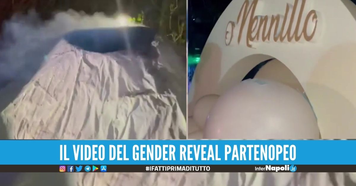 Un Vesuvio 'erutta' il sesso del ninnillo e della ninnella, il gender reveal made in Napoli