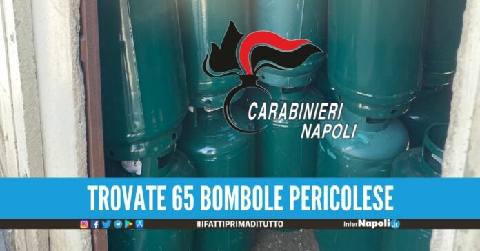 Vendeva bombole gpl abusivamente, denunciato commerciante a Qualiano