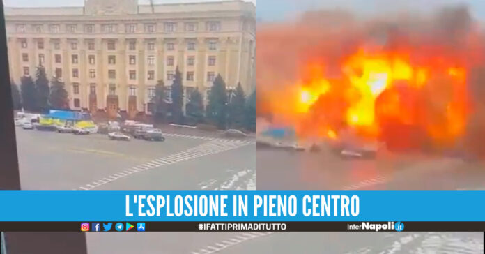 Kharkiv sotto attacco: colpita da un missile la sede del governo regionale