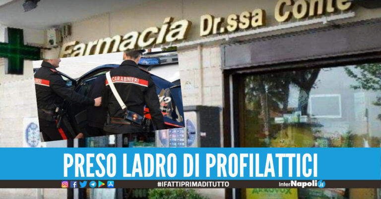 Giugliano, assalta un distributore di preservativi poi aggredisce i carabinieri: arrestato 20enne