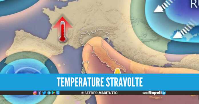 Anticilone africano, fonte foto 3bmeteo.it