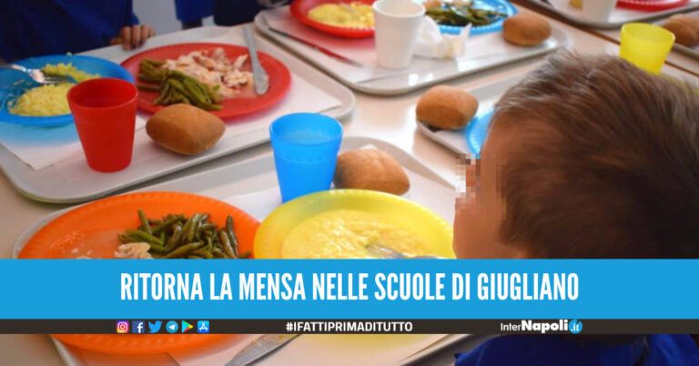 Riparte la mensa scolastica a Giugliano, l’annuncio dell’assessore: «Abbiamo riorganizzato il servizio»